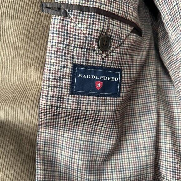 Saddlebred Men's Corduroy Sportcoat NWT - Picture 6 of 9